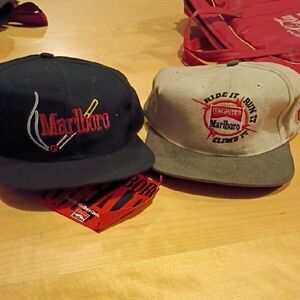 Marlboro Black and Beige Caps